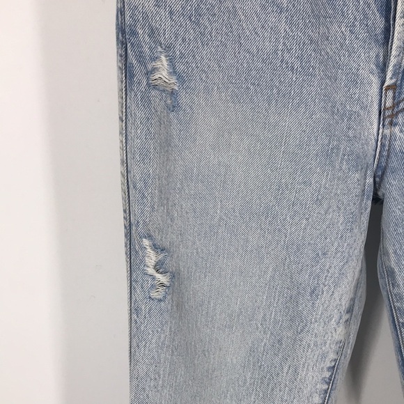 Revice Light Wash Distressed button Fly Jeans Size 26 - Picture 5 of 15
